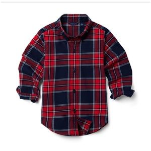 Janie and Jack Tartan Shirt